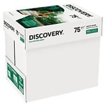 Discovery A4 Printer Paper White 75 gsm Smooth 2500 Sheets