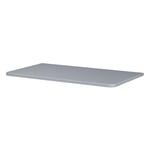 Nes Home 800mm Grey Round Corner MDF Bathroom Worktop For Vanity Cabinet