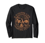 E-Scooter Life Camping Style Long Sleeve T-Shirt