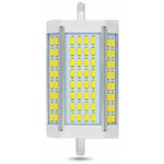 R7S LED 118mm 30W Dimbar Glödlampa, 3200LM, Kallt Vitt 6000K, 200 Graders Ljusstyrka, R7S 118mm Dimbar LED-Ljus för Vägg/Golvlampa/Strålkastare