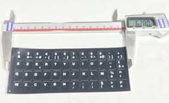 Autocollant étiquette AZERTY français pour clavier pc portable (4.5mm)