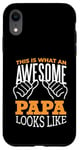 Coque pour iPhone XR This what an awesome pa looks like Fun Hands Meme