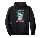 Funny Italian Food Milk Gelato Ice Cream Pullover Hoodie