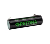 PATONA - Akku 18650 Li-lon 3000mAh PREMIUM 3,7V kanssa nauha terminals kohteelle soldering