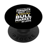 Homme dans Finance Finance Rencontre un expert financier PopSockets PopGrip Interchangeable