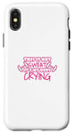 Coque pour iPhone X/XS Not My Sweat It's My Body Crying Funny Workout Gym