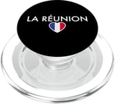 La Réunion France Drapeau Français PopSockets PopGrip pour MagSafe