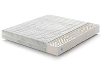 Marcapiuma - Matelas Latex 120x200 haut 18 cm - SEVENLIFE 18 - Orthopédique 7 zones H2 Moyen/Mou Revêtement Amovible Antiacarien Anallergique euroLATEX