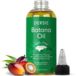 Dersie Batana Oil: Batana Oil for Hair Growth Dr Sebi - 100% Pure & Natural Raw Batana Oil from Honduras - For Thicker & Stronger Hair - 4 FL OZ