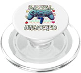 Level 7 Gamer vidéo débloqué 7ème anniversaire pour garçons PopSockets PopGrip pour MagSafe