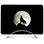 Coque Intégrale Pour MacBook Pro Touch Bar 13.3 Animal Loup Noir