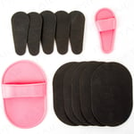 13Pc PREMIUM EXFOLIATING HAIR REMOVAL PAD SET Smooth Skin Legs Arm Face/Top Lip