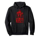 Dad The Man The Myth The Fishing Legend Quote For Fisherman Pullover Hoodie