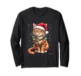 Christmas Cat Long Sleeve T-Shirt