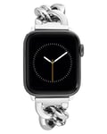 Anne Klein Bracelet tendance pour Apple Watch, sécurisé, réglable, bracelet de rechange pour Apple Watch, s'adapte à la plupart des poignets