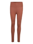 Side Pocket Tights Brown Stay In Place