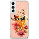 ERT GROUP Coque de téléphone Portable pour Samsung S22 Original et sous Licence Officielle Disney Motif Bambi 014 Parfaitement adapté à la Forme du téléphone Portable, Coque en TPU