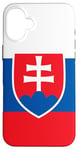 iPhone 16 Plus Slovakian Flag of Slovakia Case