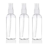 3st Refill Flaska Påfyllning Spray 100ml - Resekit - Parfymrefill transparent