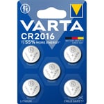 Knappcellebatteri Varta Cr2016 3V