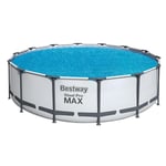 Bestway | Round Solar Pool Cover for Above Ground Pools, 3.96m x 4.27m x 4.57m