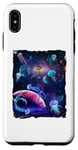 Coque pour iPhone XS Max Sea jellies Wild Pet Animal Universe Galaxy Stars Jellyfish