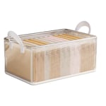 Boîte de rangement pour vêtements, boîte d'organisation de garde-robe multicouche, panier de rangement pliable Transparent