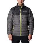 Columbia Men's Powder Lite Jacket, Puffer Jacket, City Grey/Shark, Size M