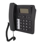 Wired Phone DTMF FSK Dual System Corded House Phones Landline With LCD