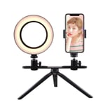 HCFSUK Photography LED Selfie Light 160MM Dimmable Camera Phone Lamp with Table Tripods-size 2