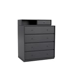 Montana - Keep Chest Of Drawers, Plinth H3 cm - Anthracite - Skjenker - designer_peter_j_lassen - Svart - Tre