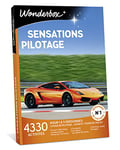 Wonderbox – Coffret Cadeau - SENSATIONS PILOTAGE - 4330 stages de pilotage en Ferrari F458, Lamborghini Gallardo, Porsche, Aston Martin pour 1 à 4 personnes sur des circuits mythiques