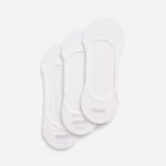 3 Pack No-Show Dress Sock - White