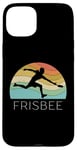 Coque pour iPhone 15 Plus Ultimate Frisbee Disque volant rétro pour homme et femme