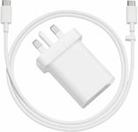 Official Genuine Google Pixel 6 5 4 3 2 & XL UK Charger Adaptor 18W + Type Cable