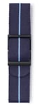 Elliot Brown STR-N12 22mm Dark Blue Webbing with Blue Stripe Watch