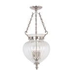 Deckenleuchte Candela 6 Nickel Ø28cm Réglable 3-flmg Design Lampe Salon