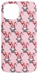 iPhone 15 Pink Valentines Day Accessories Love Balloon Cute Gnome Case