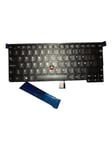 Lenovo Replacement Keyboard without backlight (DANISH) / 04Y0871 - Laptop tagentbord - till ersättning - Dansk - Svart