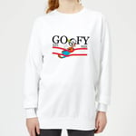 Disney Goofy By Nature Women's Sweatshirt - White - XL - Blanc