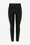 Only - Leggings onlJessie Faux Leather Legging - Svart