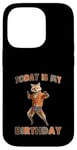 Coque pour iPhone 14 Pro Chemise « Today Is My Birthday Fox »