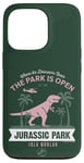 iPhone 13 Pro Jurassic Park T-Rex Where The Dinosaurs Roam Touristy Retro Case