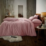 Teddy Bear Fluffy Soft Fleece Duvet Cover Set With Pillowcases