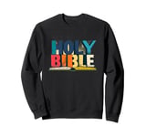 Cool Holy Bible Book Sweatshirt