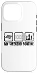 Coque pour iPhone 16 Pro Ma routine du week-end Jeu de société Chess Coach