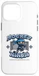 Coque pour iPhone 16 Pro Max Joueur ninja de hockey sur glace