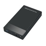 Ulkoinen kiintolevykotelo, 3,5 tuuman kiintolevykotelo, USB3.0 - SATAlll, tuki 16 Tt, 2,5" ja 3,5" Box US Plug