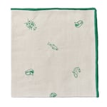 Broste Copenhagen Sea fabric napkin 45x45 cm Jelly green