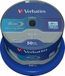 Verbatim BD-R 6x 25GB DataLife Blu-ray 50pcs Roll